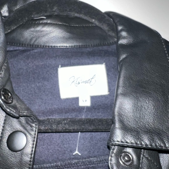 Kismet Black Leather Jacket - Picture 2 of 3